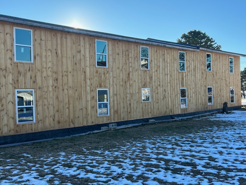 Property under construction - Angled view